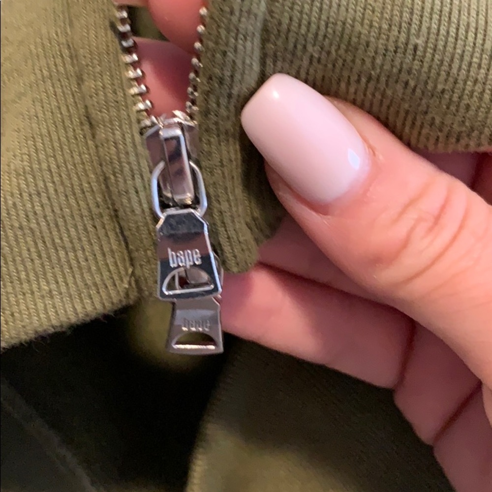 Bape Green camo zip up hoodie - Picture 8 of 8